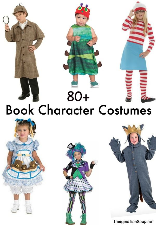 children in a variety of character costumes